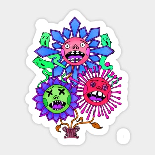 Carnivorous Flowers Sticker